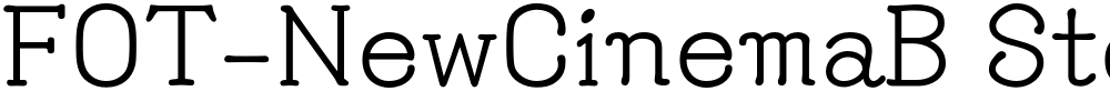 FOT-NewCinemaB Std