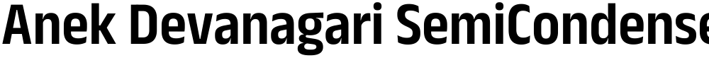 Anek Devanagari SemiCondensed SemiBold