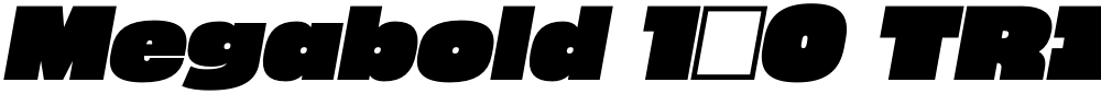 Megabold 1.0 TRIAL