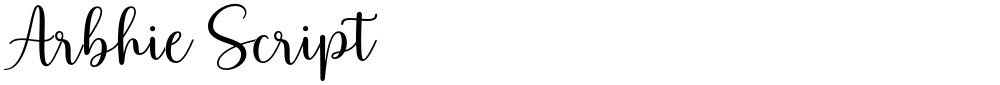 Arbhie Script