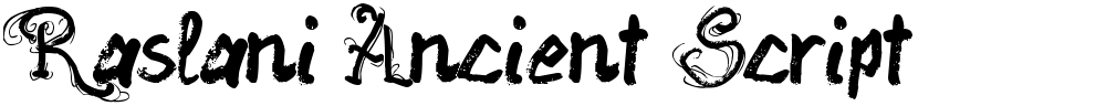 Raslani Ancient Script