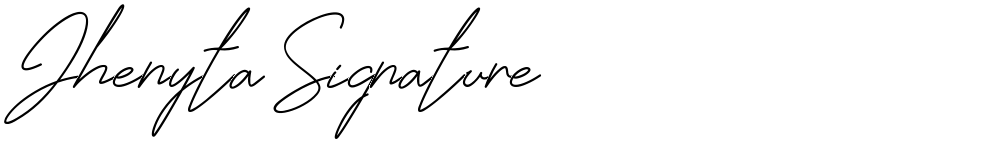 Jhenyta Signature